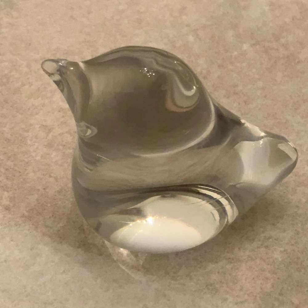 Glass Bird Sculpture